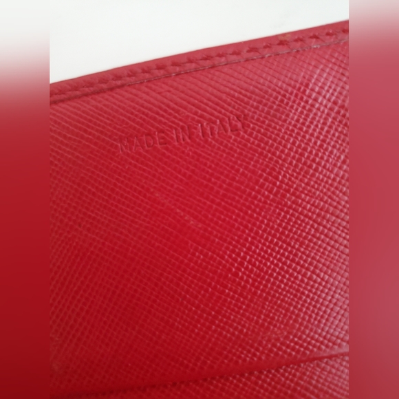 Prada Red Saffiano Leather Long Wallet EUC! - Picture 5 of 6